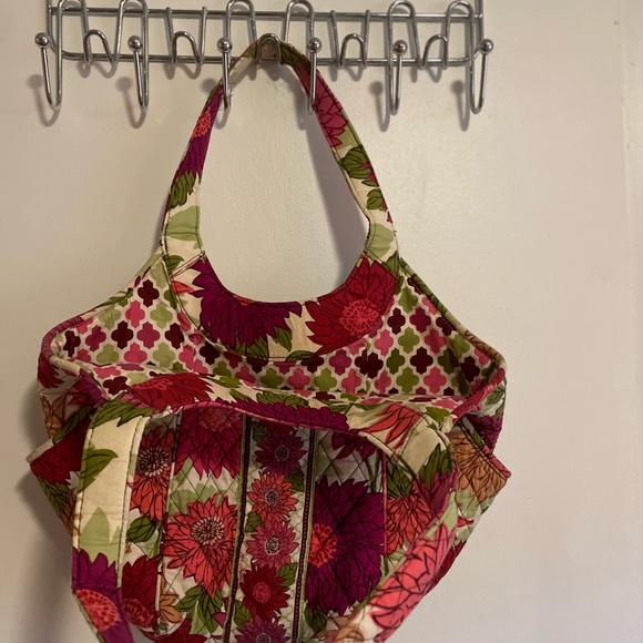 Vera Bradley side by side tote Hello Dahlia RETIRED pattern, Excellent condition - Picture 5 of 5
